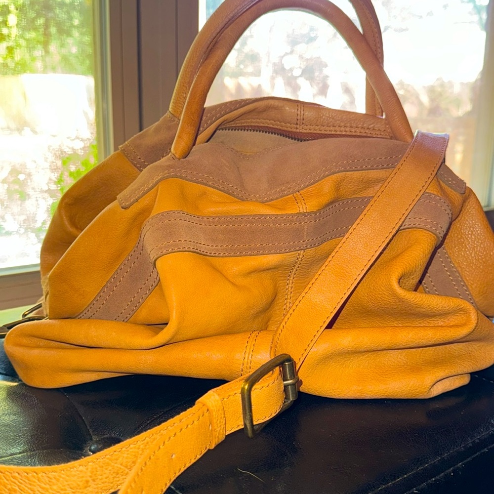 Free People Logan Leather Tote Bag